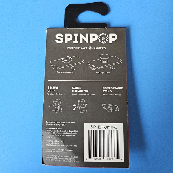 SpinPop: Phone Grip & Stand - EMOJIS - Picture 3 of 3